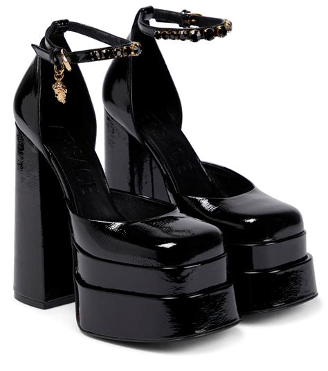 scarpe imitazione versace|versace platform heels.